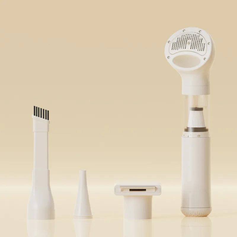 All in One Wireless Pet Hair Combs Vacuum Cleaner Car Multipurpose Dog Hair Combs Handheld Cat Brush Hairs Vacuum Grooming Kit