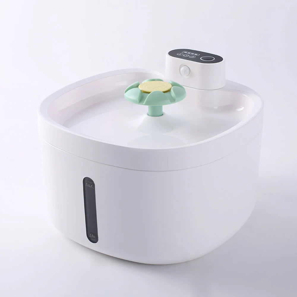 2.6L Large Capacity Automatic Cat Fountain Wireless Smart Pet Water Feeder Dog Water Dispenser with Sensor Cat Drinking Bowl
