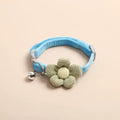 New Cute Flower Pet Cat Collar Traction Cute Cartoon Flower Bell Collar Cat Necklace Small Dog Supplies