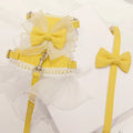 Dog Cat Harness Leash Set Adjustable Lace Bowknot Pet Harnesses Cute Puppy Dog Princess Dress Skirt Walking Lead Chihuahua York