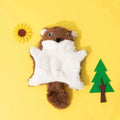 Funny Plush Flying Squirrel Cat Toy Interactive Bite-Resistant Cat Teaser Toy Kitten Ringing Paper Sound Toy Pet Supplies
