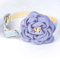 Cat Collar Adjustable Bow Tie Cat Flower Collar Safety Button Tie Necklace Puppy and Cat Gift Pet Accessories Puppy Collar